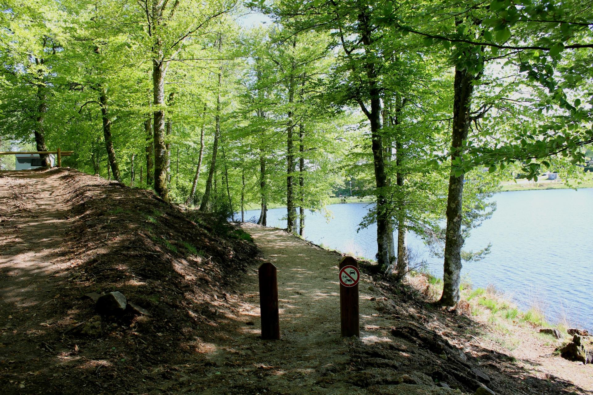 Chemin tour du lac