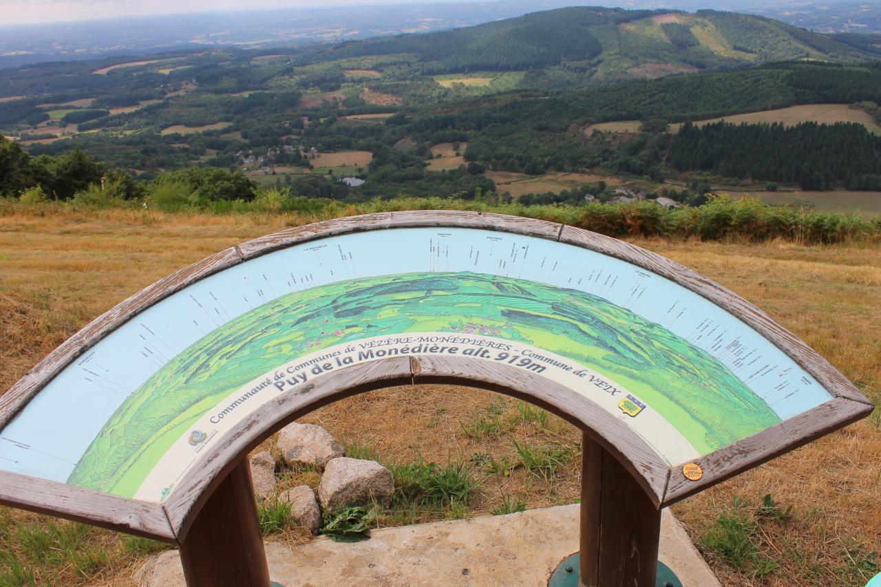 Point de vue de la mondédière 919 mètres