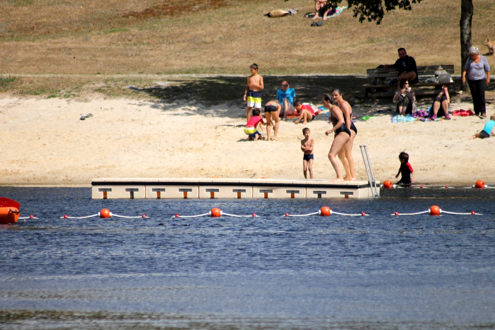 Ponton baignade surveillée 